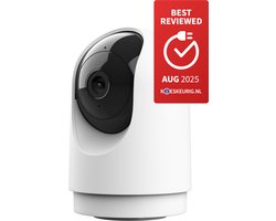 Trust IPCAM-2700 - WiFi Beveiligingscamera voor binnen - 360 graden draaibaar - Push notificaties - Nachtvisie - Bewegingssensor - Gratis App - Wit