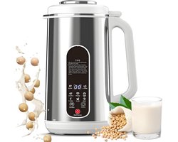 1.2l Soja Milk Machine, Juicer Noot Milk Maker Met 12-mes Snijder, 24 Uur Timer En Houd Warm, Vertraging Start & Auto Clean, Plant Milk Machine Voor Soja, Amandel En Plantaardige Melk