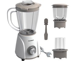 3-in-1 blender, 900W, 4 roestvrijstalen messen, smoothie-, ijscrusher- en shake-maker voor in de keuken
