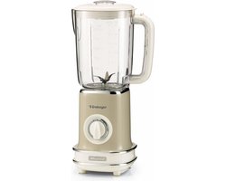 Ariete 0568/13 - Vintage blender - 500W - 1,5L inhoud - 2 snelheden met pulse - Beige