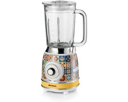 Ariete Positano 0583 - Italiaans design blender - 1100 Watt - glazen kan - 1,5 liter inhoud - Ice crush
