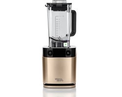 Bianco di Puro VOLTO N Champagnegoud Power Blender – 1.400W | 2 pk AC-motor | 8 Programma’s + 10 Snelheden | 1,5L CUBE+ Blenderkan | Met Temperatuursensor