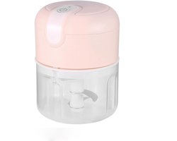 Blender - Blender to go - Foodprocessor - Mini Blender - 250ml - Oplaadbare - Geschikt voor babyvoeding - groenten in smoothies - chili - groenten - noten - fruit in vlees - roze