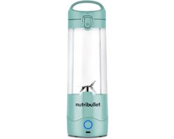 Blender - NUTRIBULLET - NBP003LBL - Draagbare blender - Lichtblauw