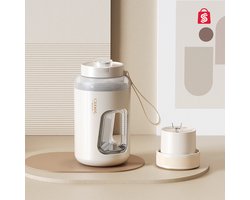 Blender To Go – Portable Blender - Smoothie maker - Mini Blender - Draagbare - Blender - USB-C - Beige - Jug- 600ml - Ceool