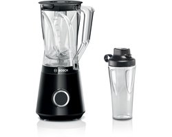 Bosch MMB614GO Blender - VitaPower Serie 4 - 1200W - Zwart - TO GO bottle