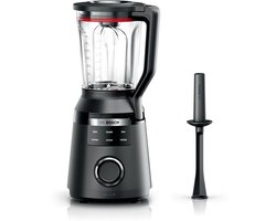 Bosch MMB6652B VitaPower Serie 6 - Blender - Zwart- 1800W - 2 liter beker - 6 automatische programma’s - soep