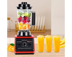 CHIWIN Blender 3L Dubbele Beker Smoothie Maker – 800W Elektrische IJsmachine en Shaker – Staande Keuken Blender voor Smoothies, Milkshakes, Babyvoeding