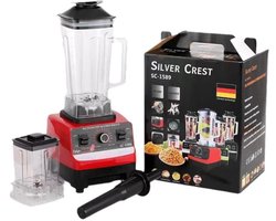 CS®- Blender- Blender smoothie- Blenders - Smoothie maker- 15 snelheden - 2 glaskannen- Rood - - 2000 W -2.0L-