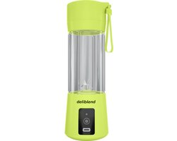 Deliblend® Oplaadbare Blenders - Kleine Blender - Draadloze Blender - Mini Blender To Go - Portable Blender - Draagbare Blender - Green Lime