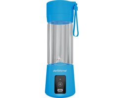 Deliblend® Oplaadbare Blenders - Kleine Blender - Draadloze Blender - Mini Blender To Go - Portable Blender - Draagbare Blender - Ocean Blue