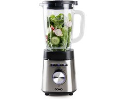 DOMO DO740BL Blender - Smoothie Maker - Glazen Kan - 1,75L - 1400 W
