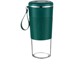 Draagbare blender van 300 ml - persoonlijke sapcentrifuge, reissapcentrifuge | Multifunctioneel stalen mes, sapcentrifuge op batterijen, gezonde beker, blender