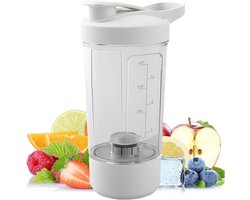 Elektrische mengbeker, transparante veiligheid elektrische hogesnelheidseiwitmixer met type-C-oplader, veiligheid hoge snelheid shaker voor gezond eten