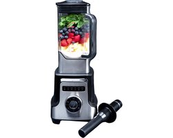 Gastronoma Blender - 2000W en 3L kan - 10 snelheden - Smoothies soepen sauzen en meer - 18180001 - Zwart RVS