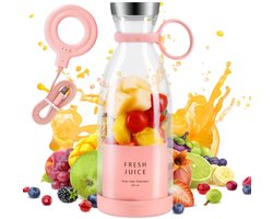 Home & Marker - Blender To Go - Draagbare Blender - Mini Blender - Roze - JUCIFY