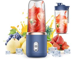 JeiibrZui Draagbare Sapcentrifuge 21000 RPM - 400ml Mini Blender Beker - Voor Thuis Kantoor En Reizen - Krachtige Blender Voor Gezonde Dranken