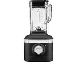 KitchenAid Blender - Artisan - Glazen kan van 1,4 L - 1200W - Smoothie maker - Mat Zwart