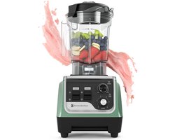 KitchenBrothers Power Blender - 1600W - 2L - Smoothie Maker - IJscrusher - Groen