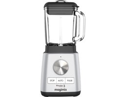 Magimix Blender Power 3 - Smoothie Maker - 1,2 Liter - Ice Crusher - Mat Chroom