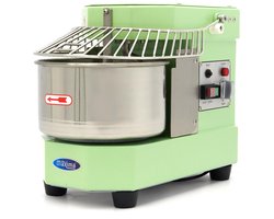 Maxima Spiraalkneder 8 L - 4,5 Kg Deeg - Pastel Groen - Deegkneder - Professioneel - Spiraalmixer met Veiligheidskooi - 8 liter - 4,5 kilo