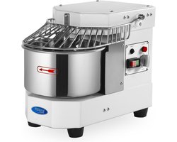 Maxima Spiraalkneder 8 L - 4,5 Kg Deeg - Wit - Deegkneder - Professioneel - Spiraalmixer met Veiligheidskooi - 8 liter - 4,5 kilo