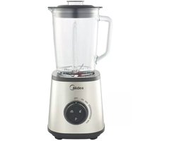 Midea BL1501W – Blender – 1,5 Liter – 6 RVS Messen – 500 Watt – 2 Snelheden + Pulse – RVS