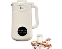 MrGoods - Sojamelk maker - 1L Capaciteit - Soy milk maker - Soepmaker - 8 Verschillende Functie - Melkmachine - Notenmelk maker - Melk maker - Wit