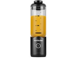 Nutribullet FLEX - Portable Blender - Blender To Go - Draagbare Blender - Oplaadbare Blender - 590 ml To Go Beker incl. Draaghengsel - Zwart