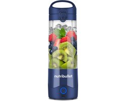 nutribullet Portable - Draagbare Blender To Go - Oplaadbare Blender - Mini Blender On The Go - Draadloos - Donkerblauw