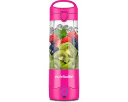 nutribullet Portable - Draagbare Blender To Go - Oplaadbare Blender - Mini Blender On The Go - Draadloos - Fel Roze