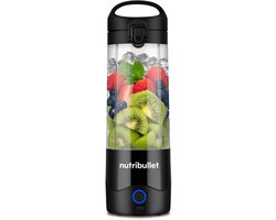 nutribullet Portable - Draagbare Blender To Go - Oplaadbare Blender - Mini Blender On The Go - Draadloos - Zwart