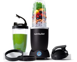 nutribullet Pro+ Pulse - Blender - Smoothie Maker - Pulse Functie - 2 To-Go Bekers - 2 Drinkrings - Automatische Uitschakeling - 1200 Watt - Zwart