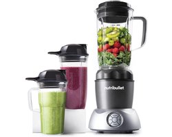 Nutribullet Select Blender - Complete 10-delige Set - Voor Warme en Koude Bereidingen - 1000 Watt - Grijs