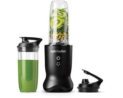 Nutribullet Ultra Blender - Verlichte Touch Knoppen - Pulse Functie - To Go Beker - 1200 Watt - Satin Black