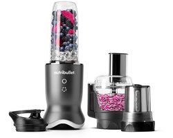 Nutribullet Ultra Plus - Blender & Foodprocessor in 1 - 1200W - Incl. Mixing Accessoires - 900ml Drinkbeker met To Go Deksel - Malen, Hakken, Snijden en Raspen