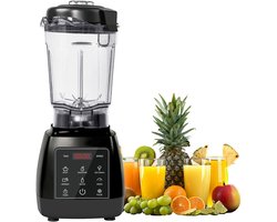 OKWISH Oplaadbare Blenders - Staande Blender Met 9 Snelheden, Blender 2L Tritan Voor Soep En Smoothies, Roestvrijstalen Messen, Gezonde Voeding Blender, Zwart