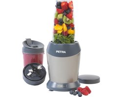 Petra NutriMax Smoothie Maker - 2 Mengbekers (800ml/1L)