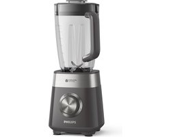 Philips Blender HR3020/20 - Krachtige 1000 Watt Motor – Veelzijdig Gebruik - Vaatwasserbestendig - 1.5l Kan - Grijs