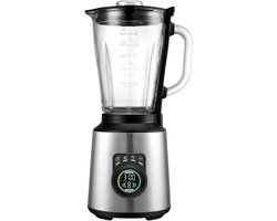 Pro Fusion Blender - 1200W Smoothie maker - 4 Programma's - LED Scherm - Grijs