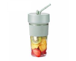 QTTVBTNA -Draagbare Smoothie Blender – USB Oplaadbaar – 350 ml – Mini Blender voor Shakes, Sappen & Babyvoeding