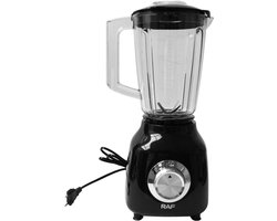 RAF - Blender - Blender 1.8L - 220V - Zwart - Incl. mini Blender - Krachtige keuken blender - Smoothie Blender