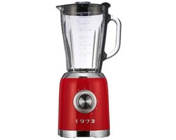 SILVERCREST® Blender 600 W - Inhoud mengkom: 1,75 L - Snelheden: 5 - Pulsfunctie - Kabellengte: ca. 100 cm - Rood
