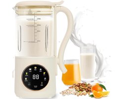 Sojamelkmaker - Hogesnelheidsblender - 1400ml Multifunctionele Blender - 8 Programma's & Verwarmd - Met LED Scherm & Zelfreinigend - Voor Soja, Sap & Puree - Ideaal voor Keuken & Gezin