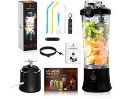 Spartacook Draagbare Blender 600ml – Krachtige Mini Smoothie Maker To Go – USB Oplaadbaar & Zelfreinigend – Perfect voor Fitness, Werk & Reizen