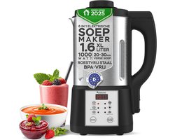 TurboTronic FSM7 Elektrische Soepmaker – Smoothiemaker – 6 Pre-set Programma’s – RVS