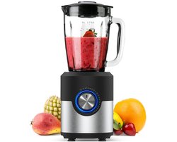 Zavira® Blender - Sinasappelpers - Smoothie - Zwart - 1,75 L