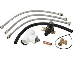 Aansluitset voor boilers met 12mm aansluiting