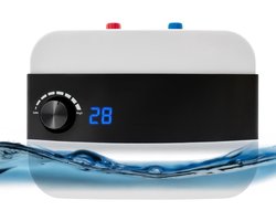 ApexArte® Boiler - Doorstroomverwarmer - Keukenboiler - Doorstroomboiler - Met Display - Zwart en Wit