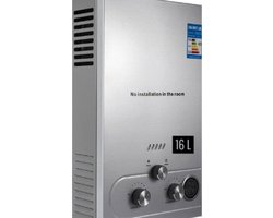 BellissiBo® Boiler - Doorstroom Verwarmer - Warm Water Boiler - Tankloos - 32 kW - 16L - RVS Behuizing - Energiezuinig
